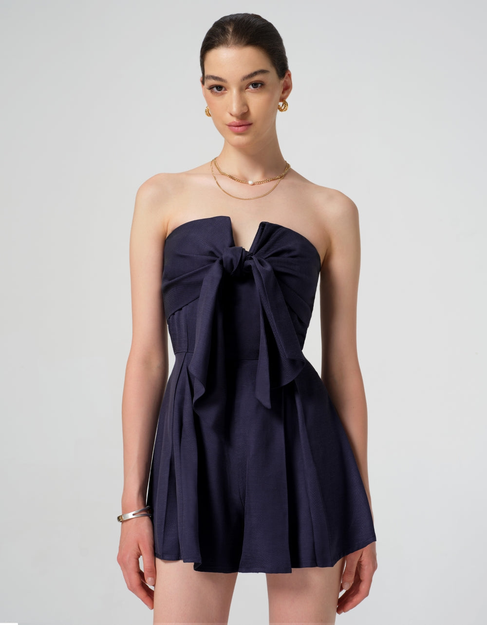 ノットフロントストラップレスロンパース – SaturdayClub