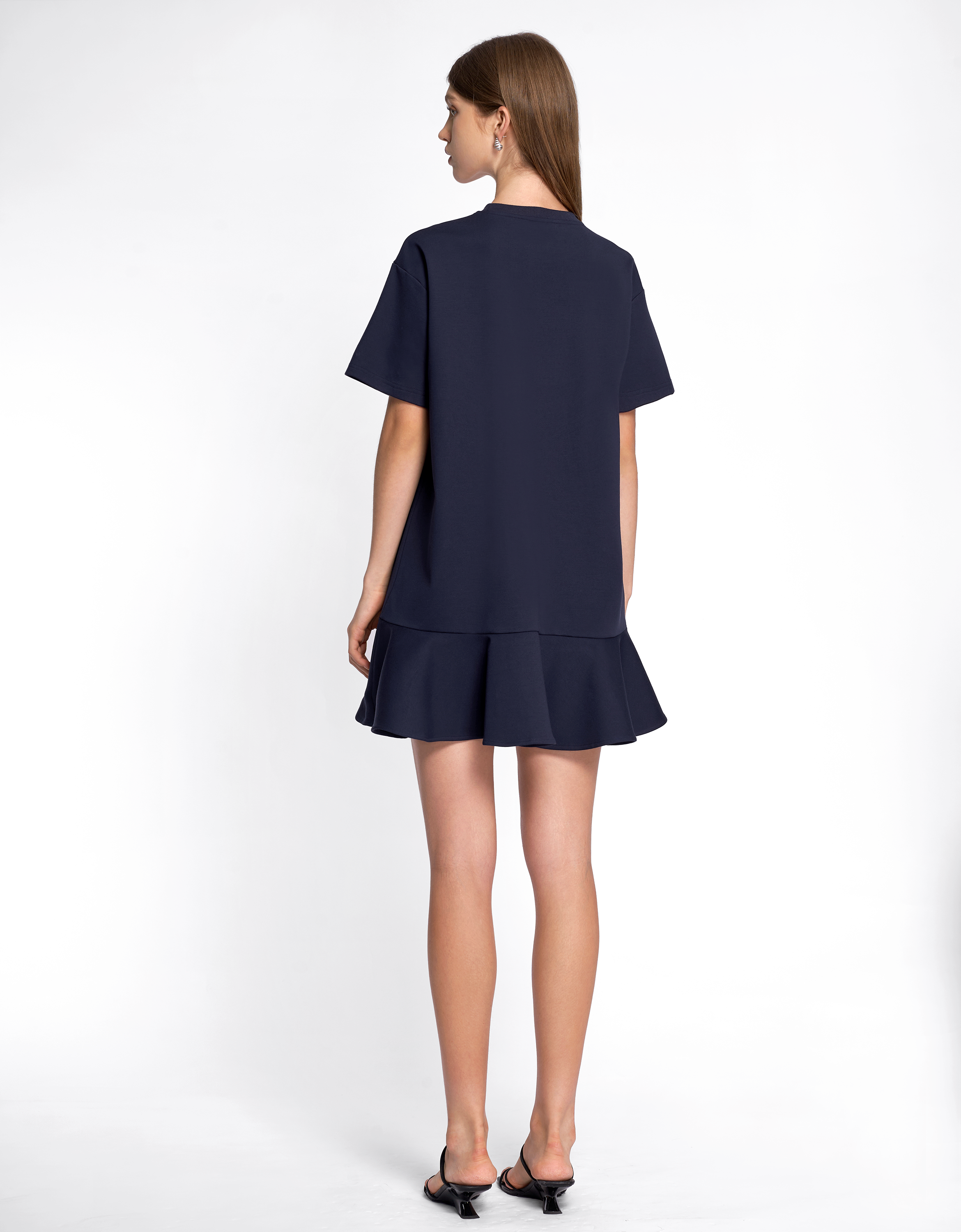 ラッフルヘム半袖ワンピース – SaturdayClub International ラッフルヘム半袖ワンピース – SaturdayClub International