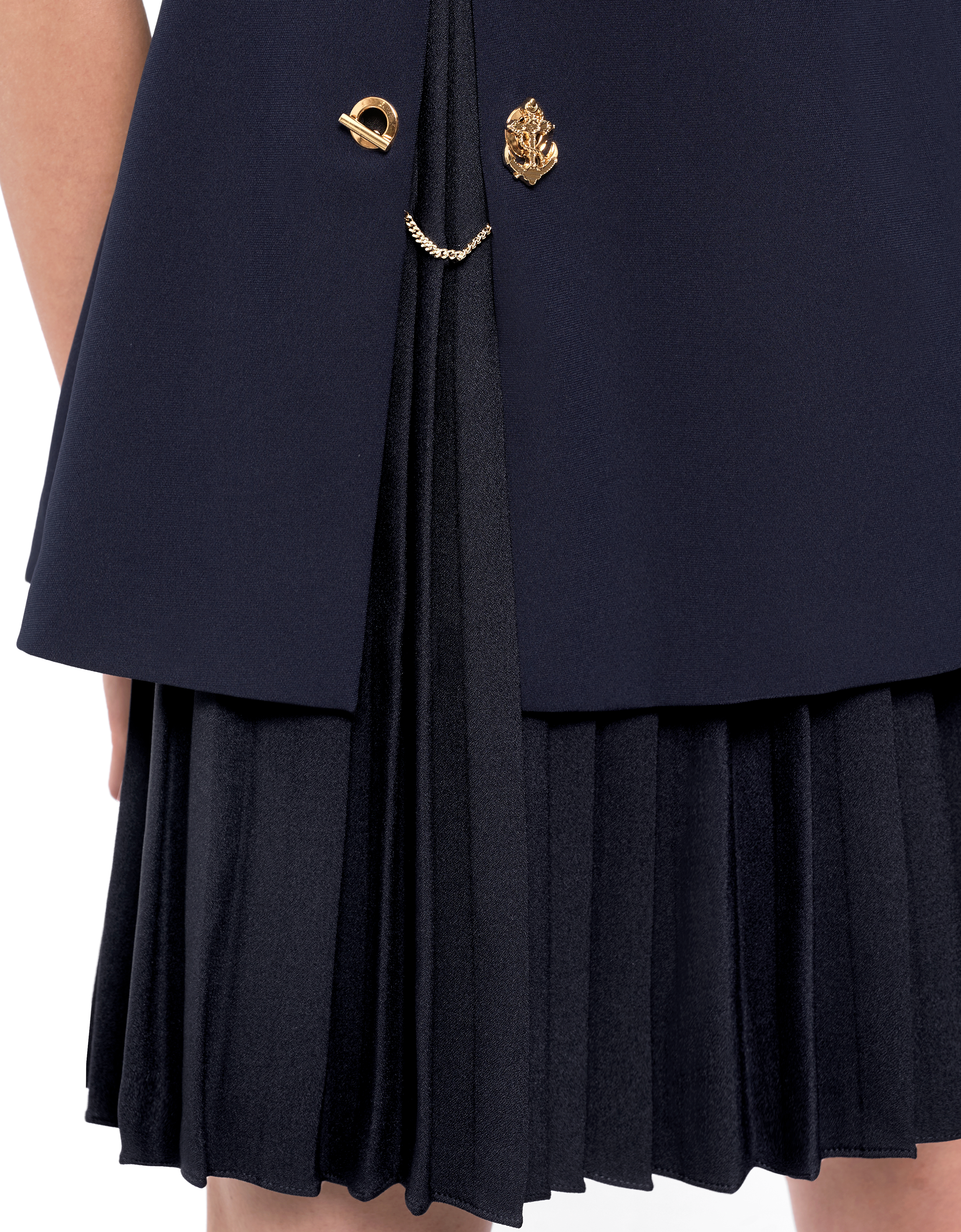 サイドスリットコントラストプリーツヘムワンピース – SaturdayClub サイドスリットコントラストプリーツヘムワンピース – SaturdayClub