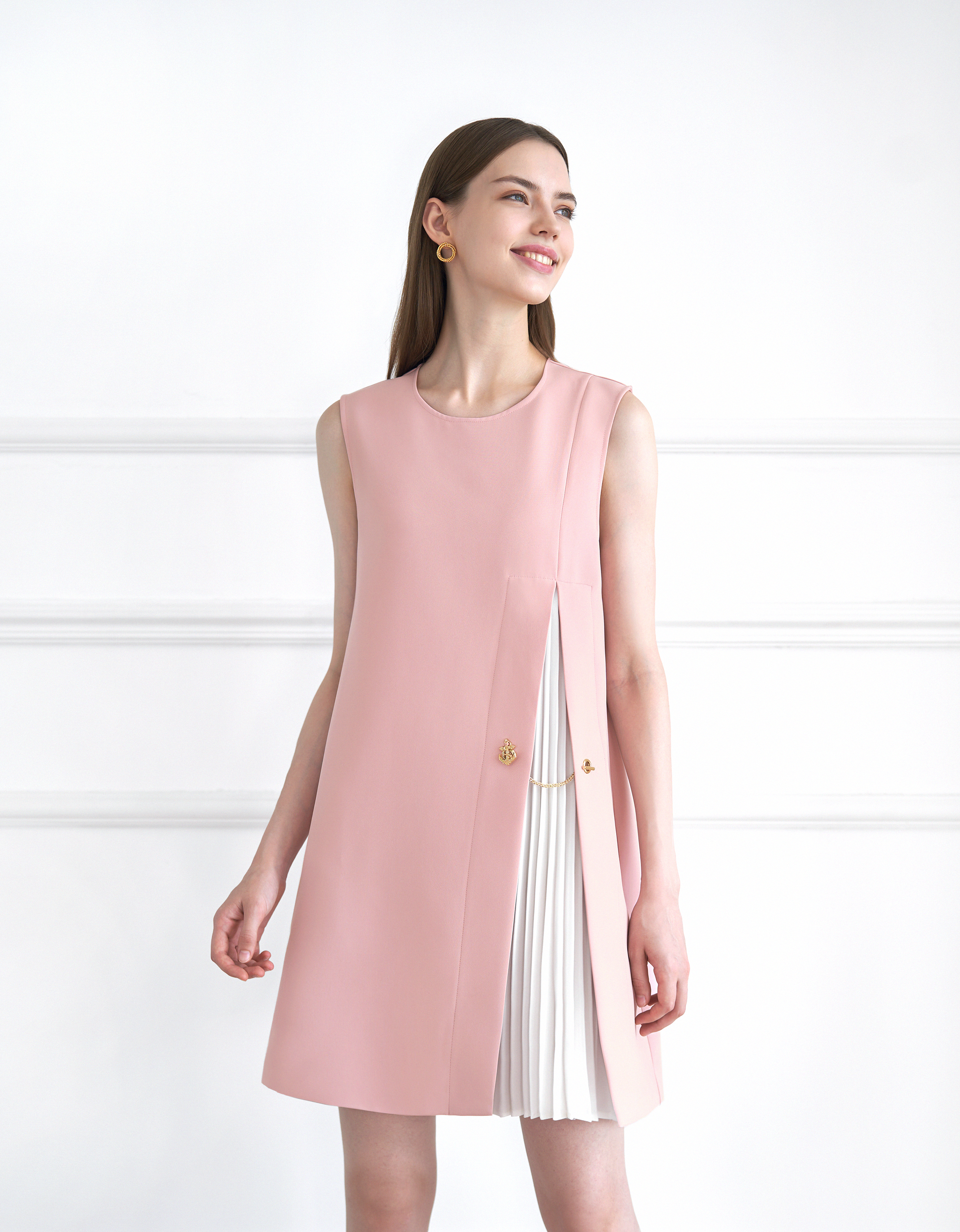 pink & off white(a25505)