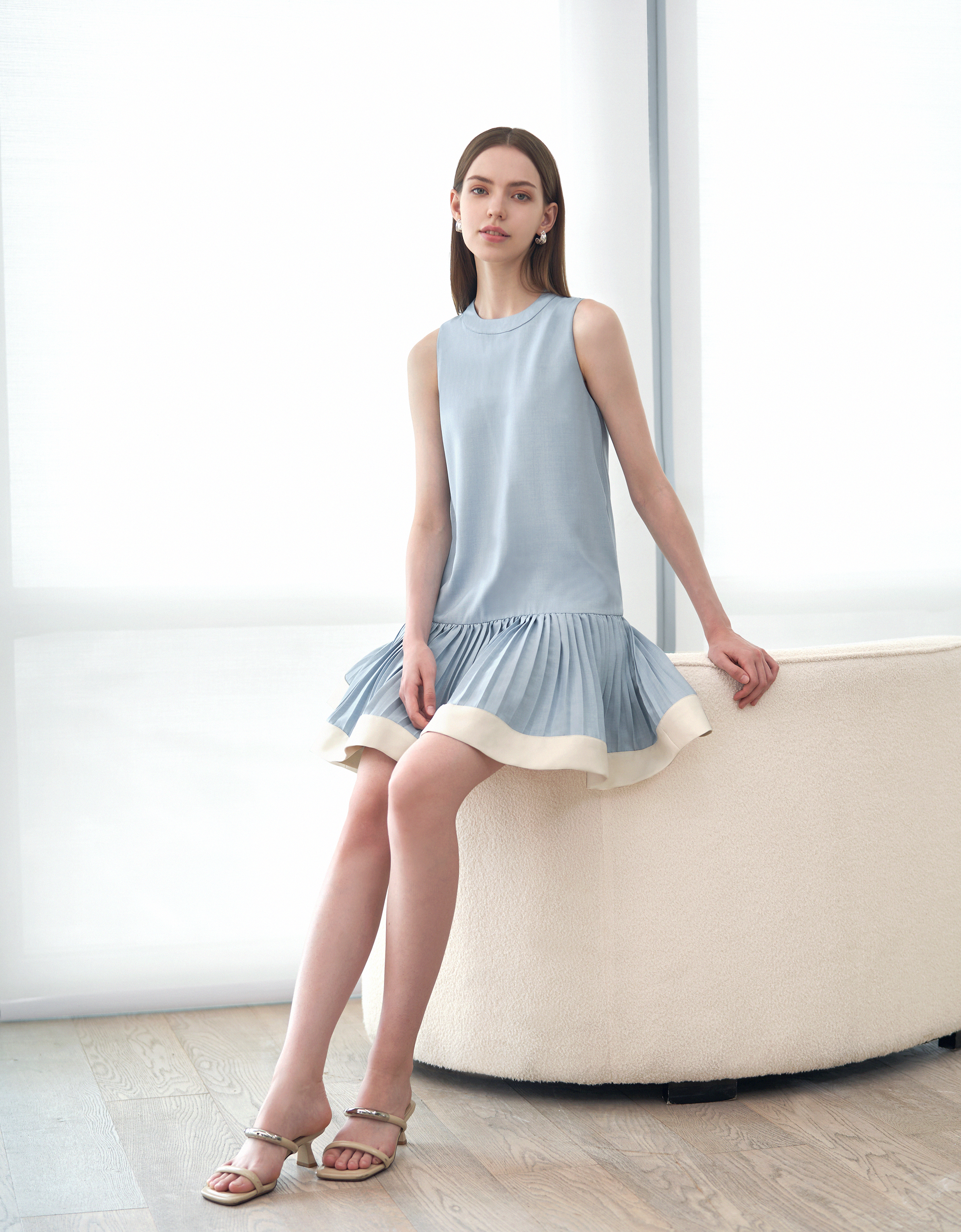 blue & white