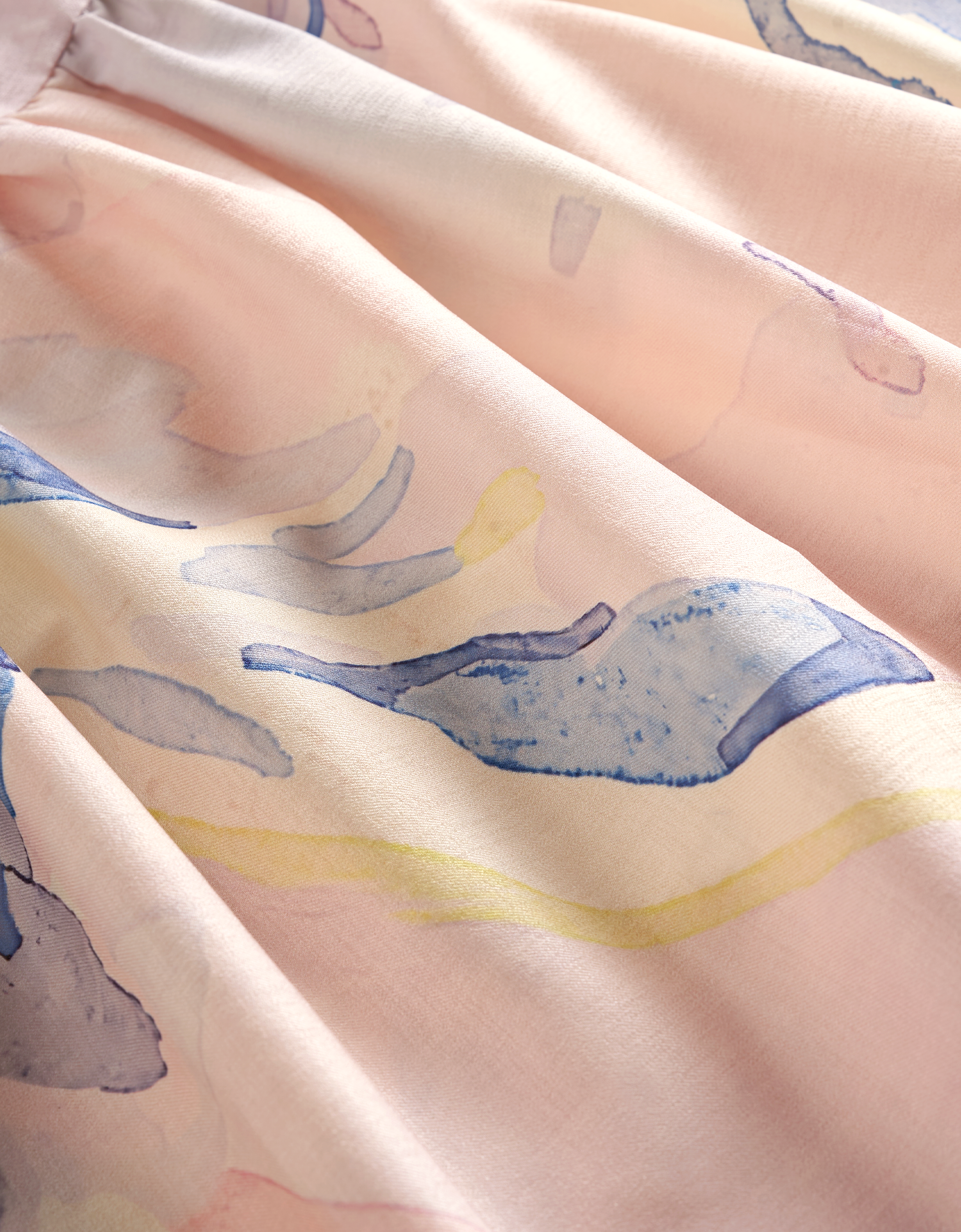 Art Print Sleeveless Midi Dress