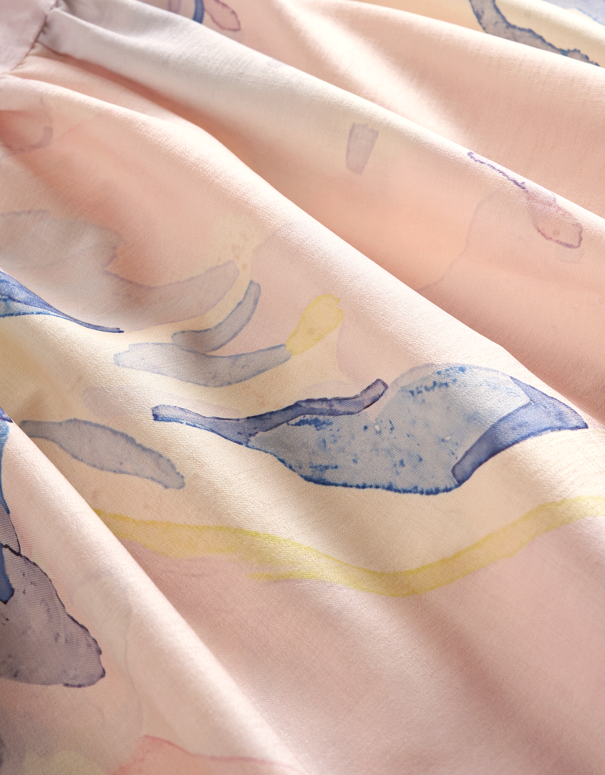 Art Print Sleeveless Midi Dress