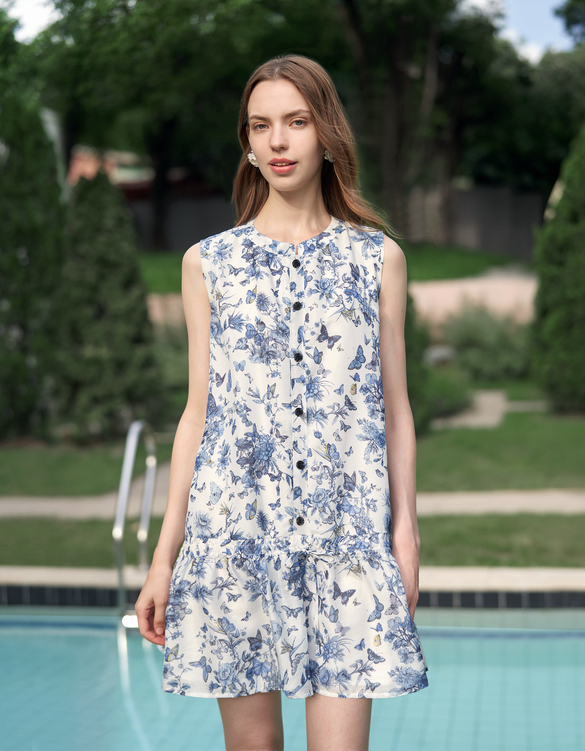 blue florals(a26944)