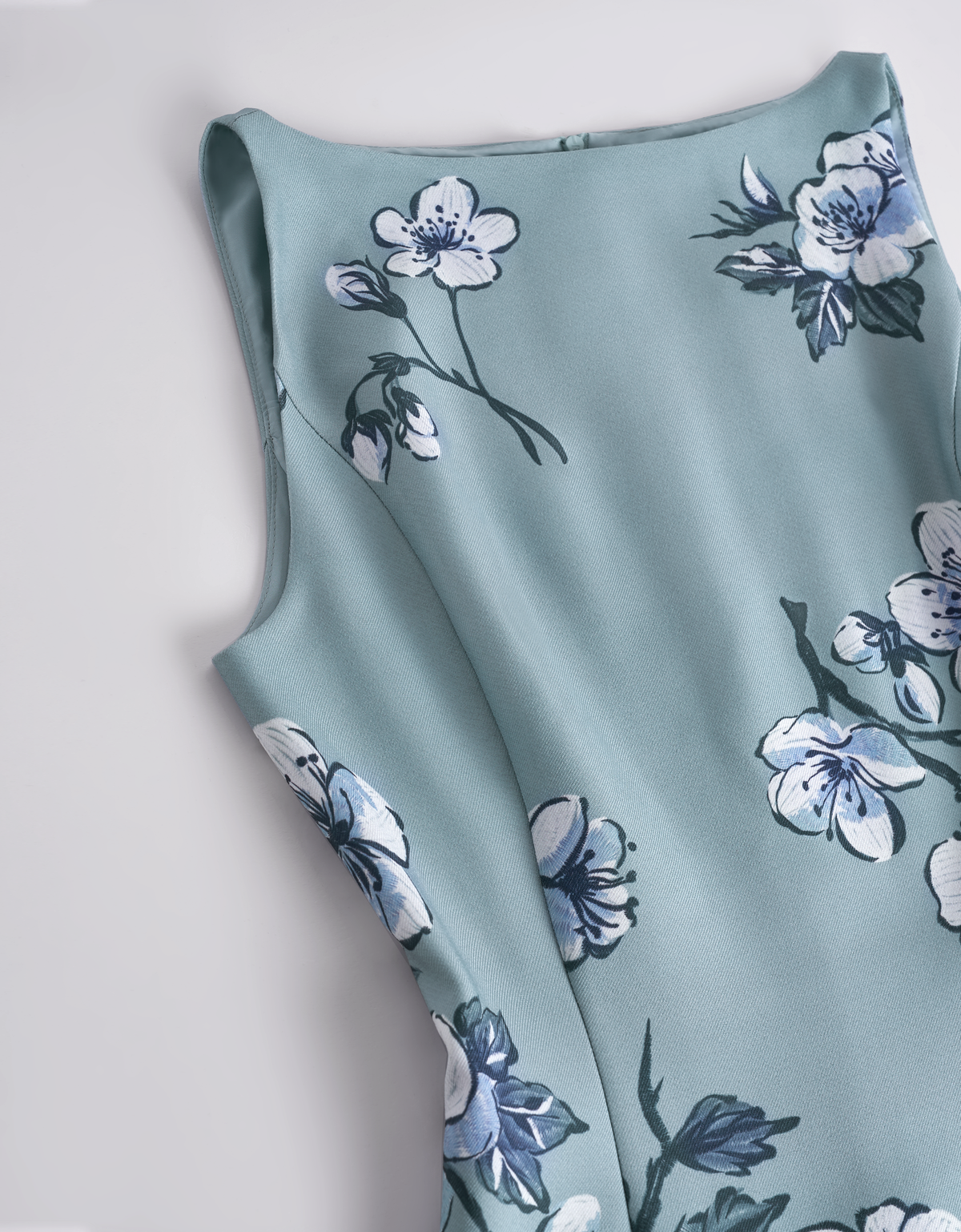 blue floral(a27177)