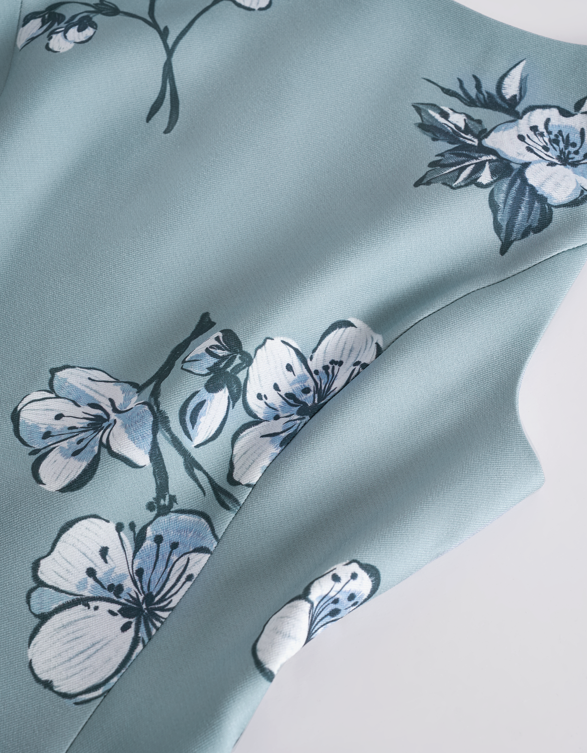 blue floral(a27177)