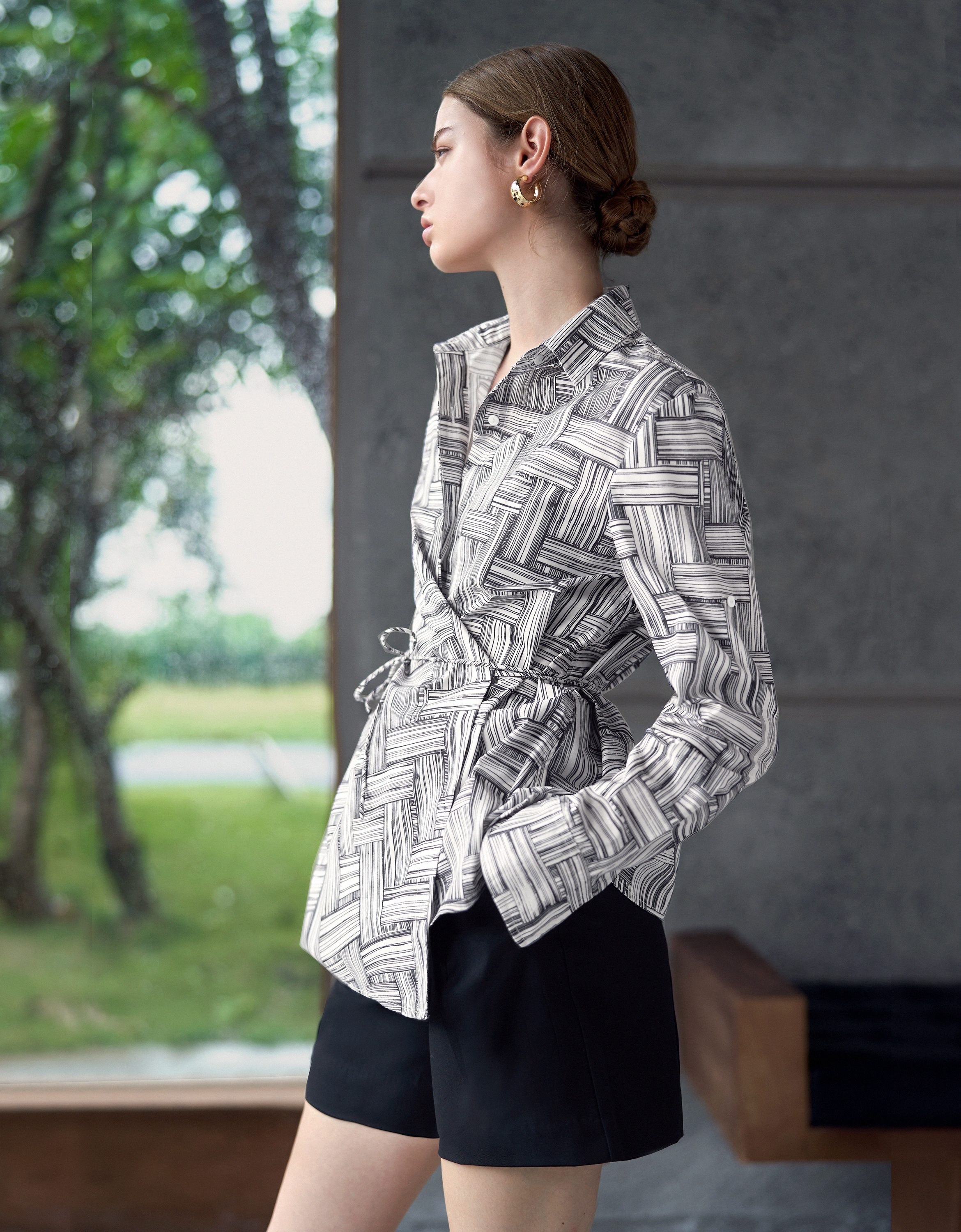 geometric print(a27317)