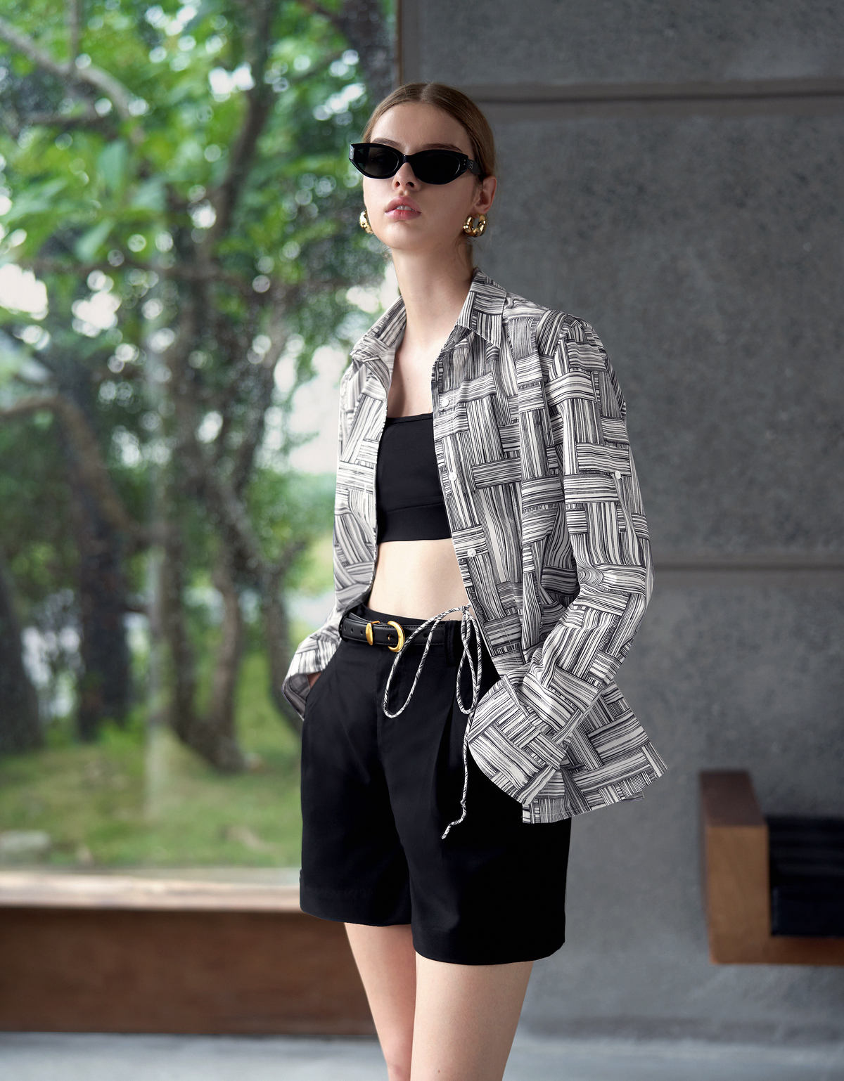 geometric print(a27317)