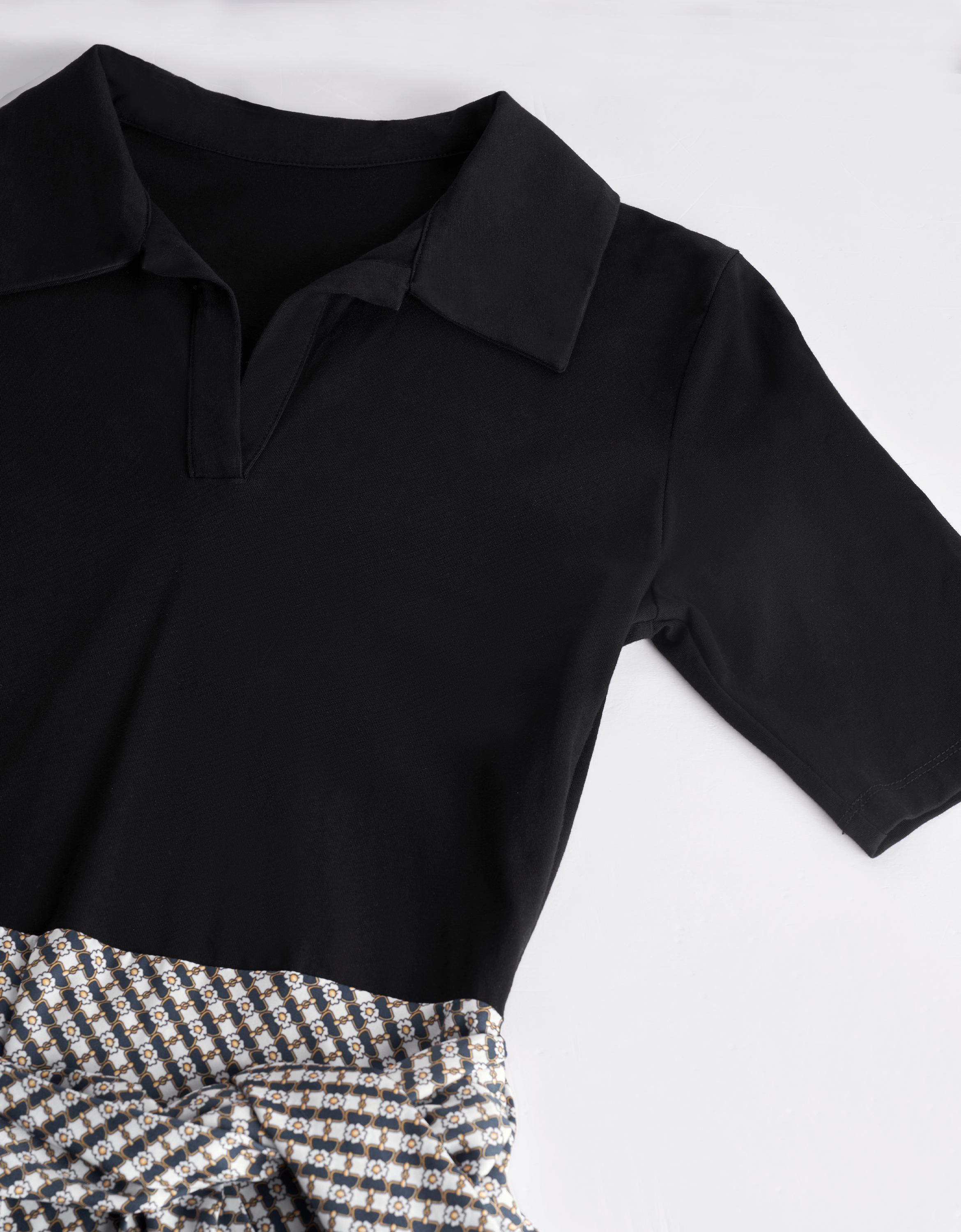 black & check print(a27427)