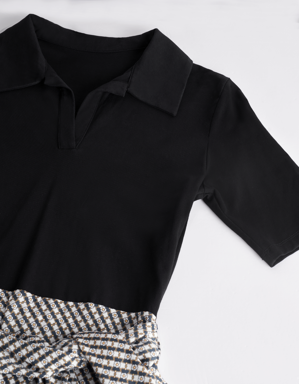 black & check print(a27427)