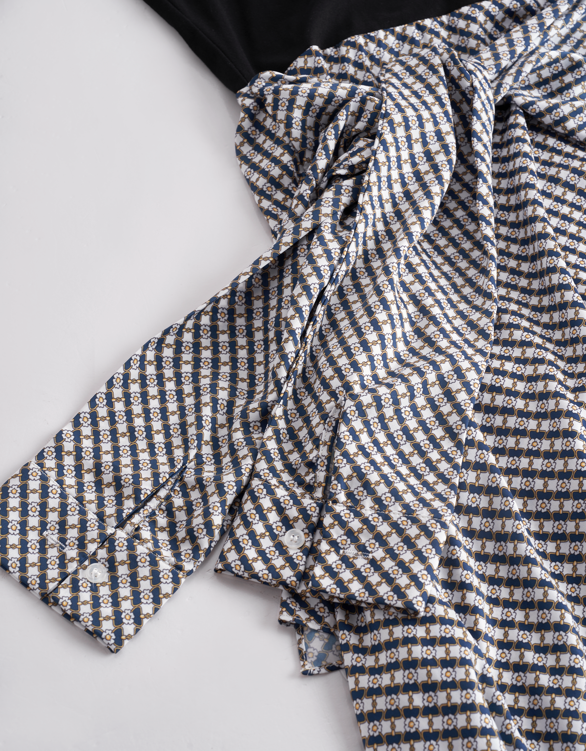 black & check print(a27427)