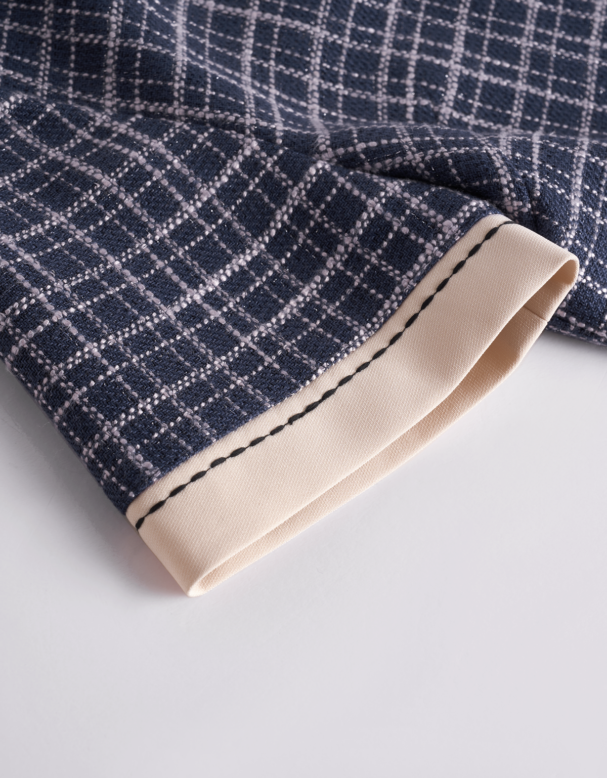 dark blue & apricot(a27452)