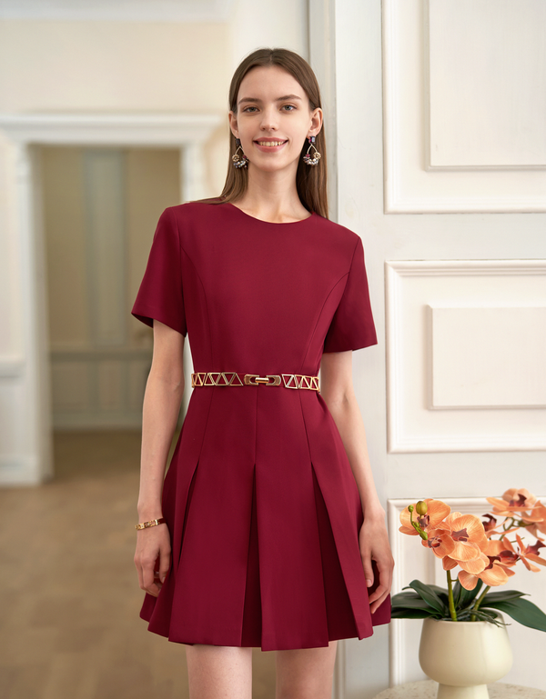 Saturday Club サタデークラブ ボートネック レッド 赤 ワンピース NEW IN – SaturdayClub International