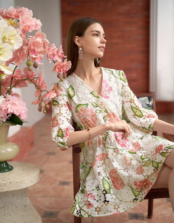 pink florals(a28112)