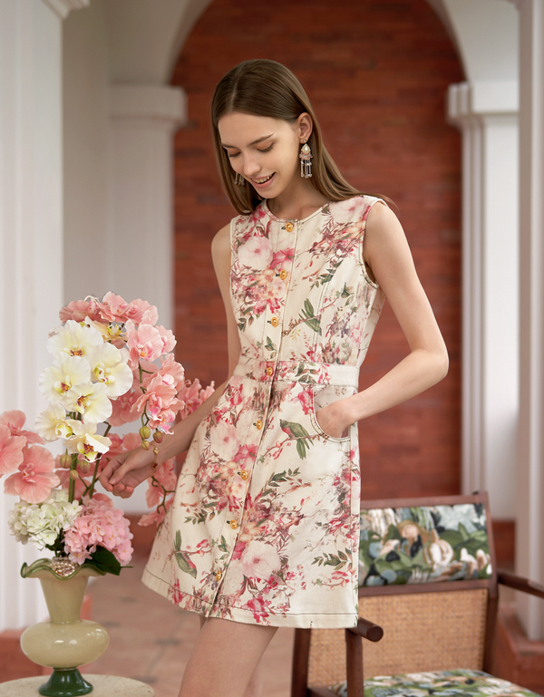 pink florals(a28144)
