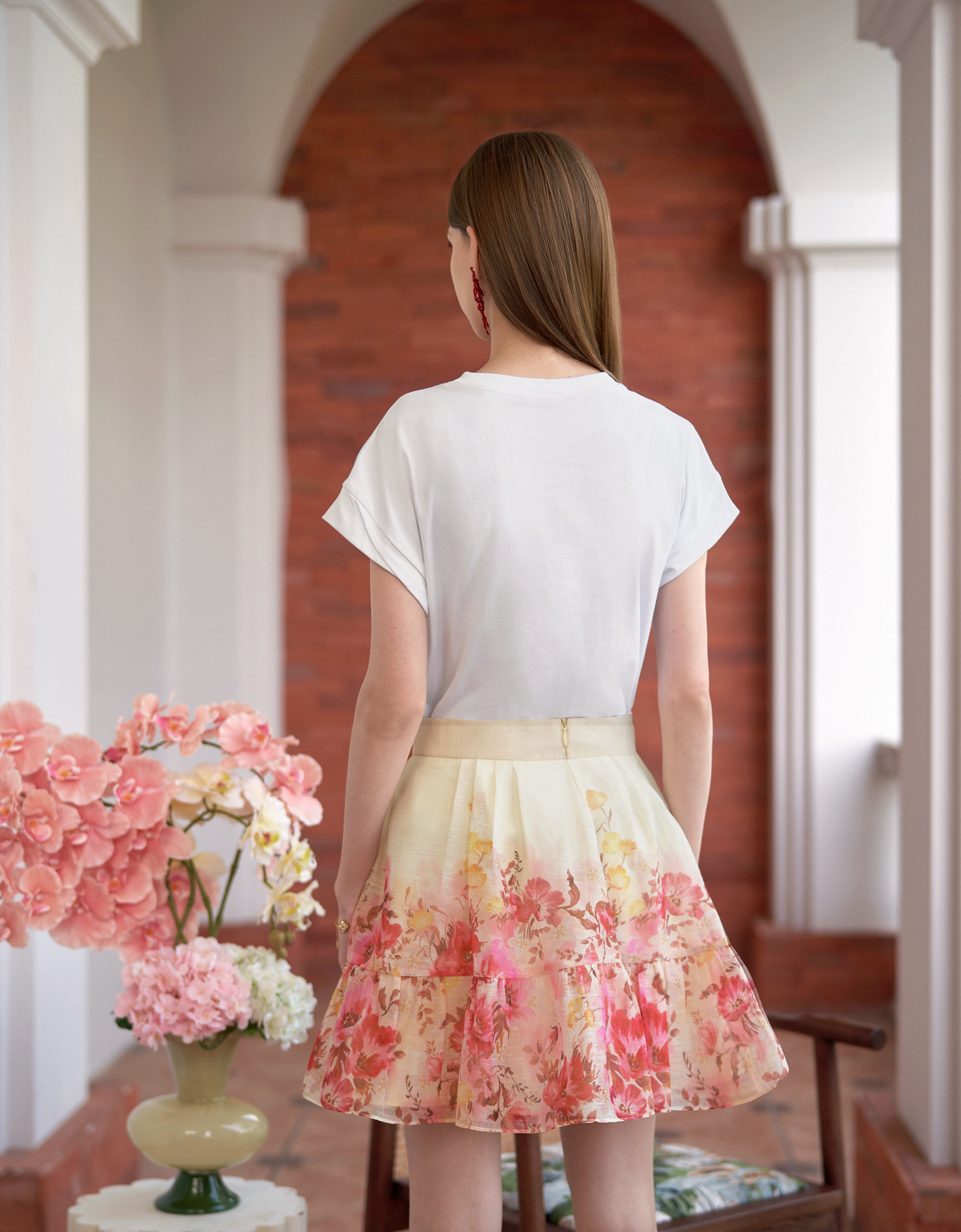 pink florals(a28427)