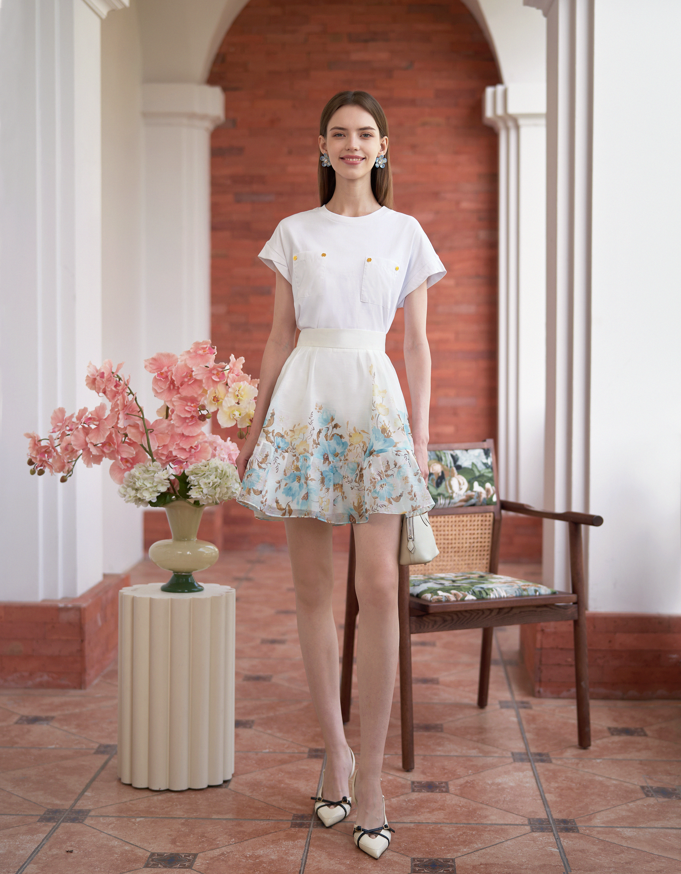 blue florals(a28427)
