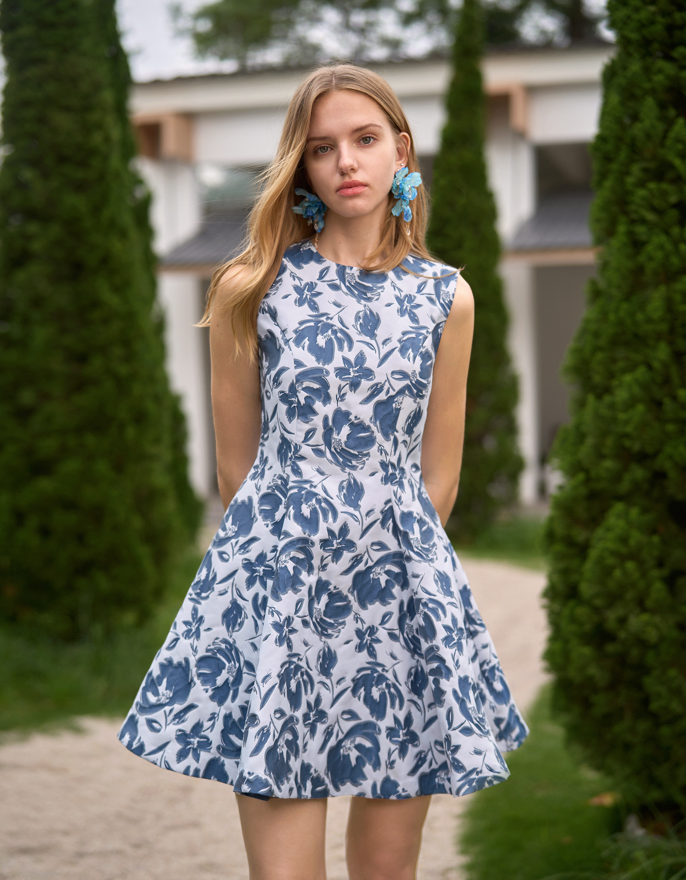 blue florals(a28518)