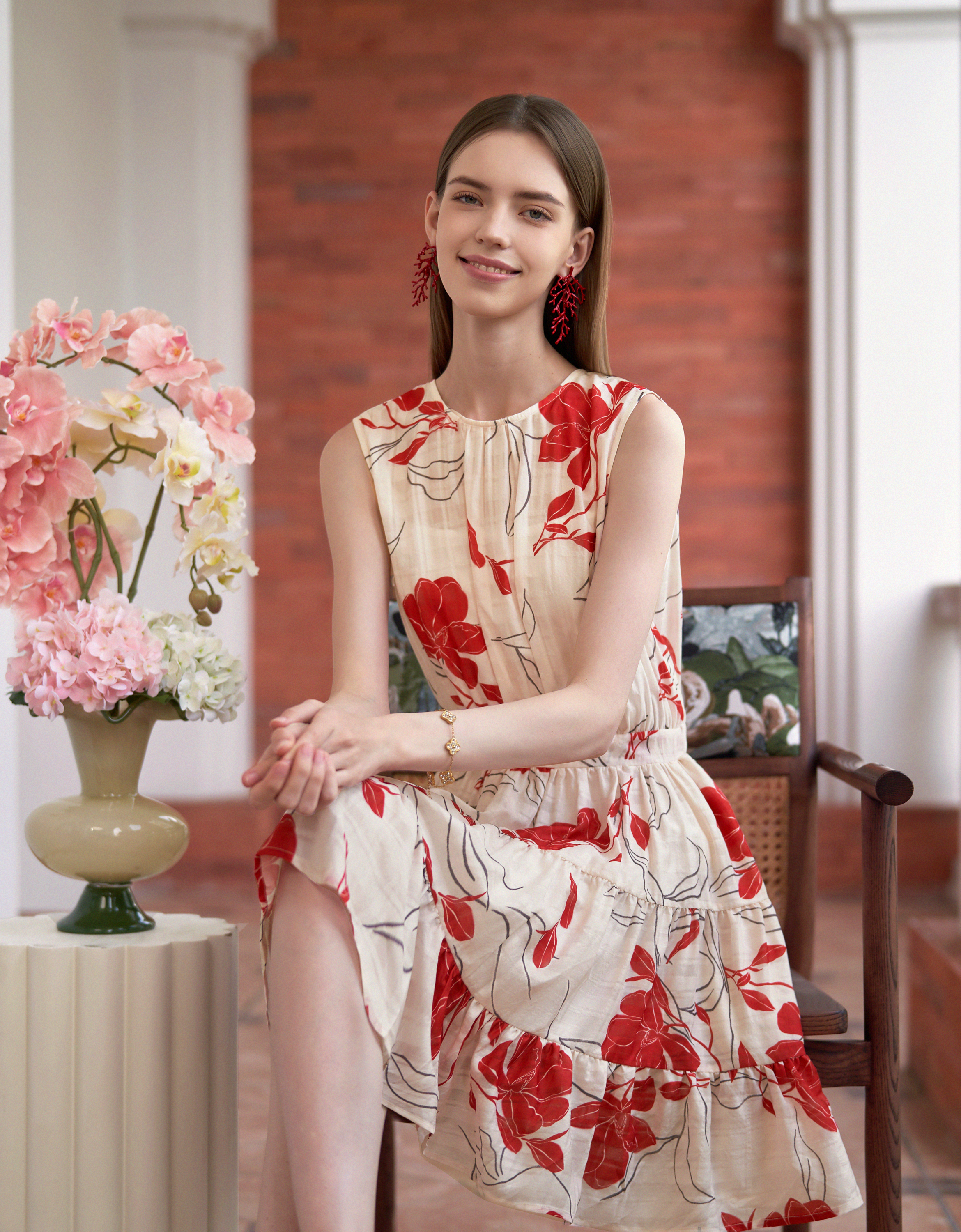 red florals(a28651)