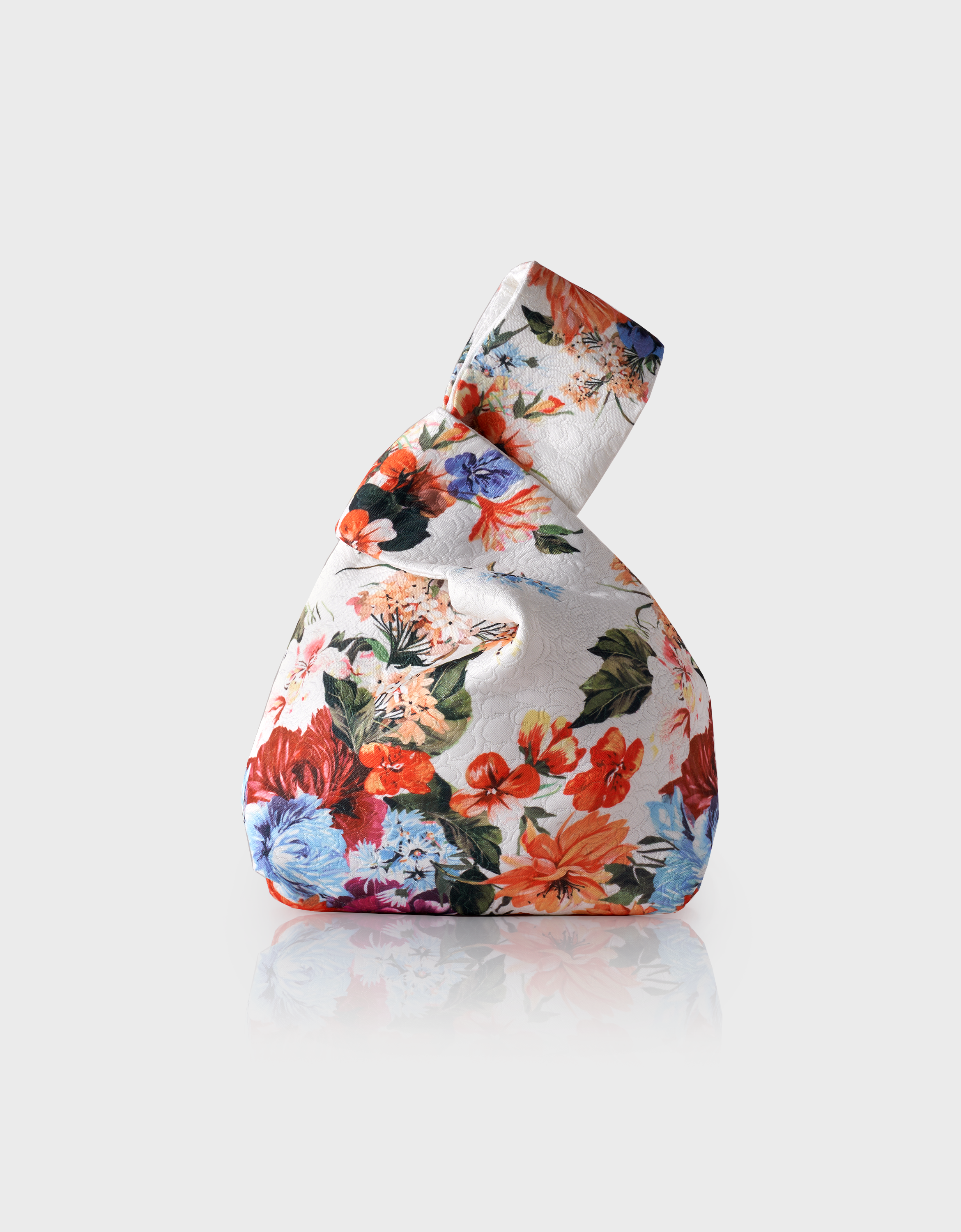 Floral Print Reversible Hand Bag