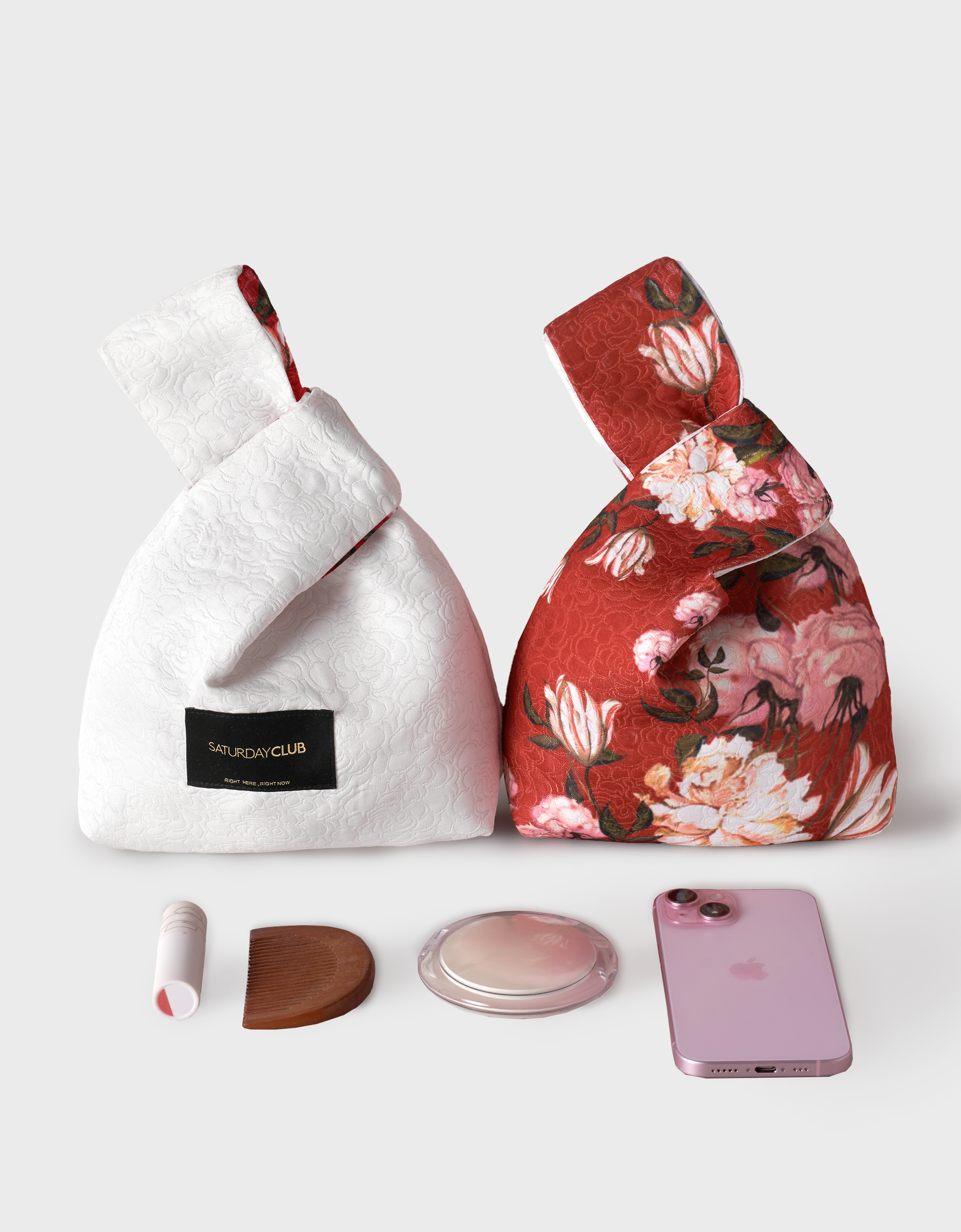 Reversible Floral Hand Bag