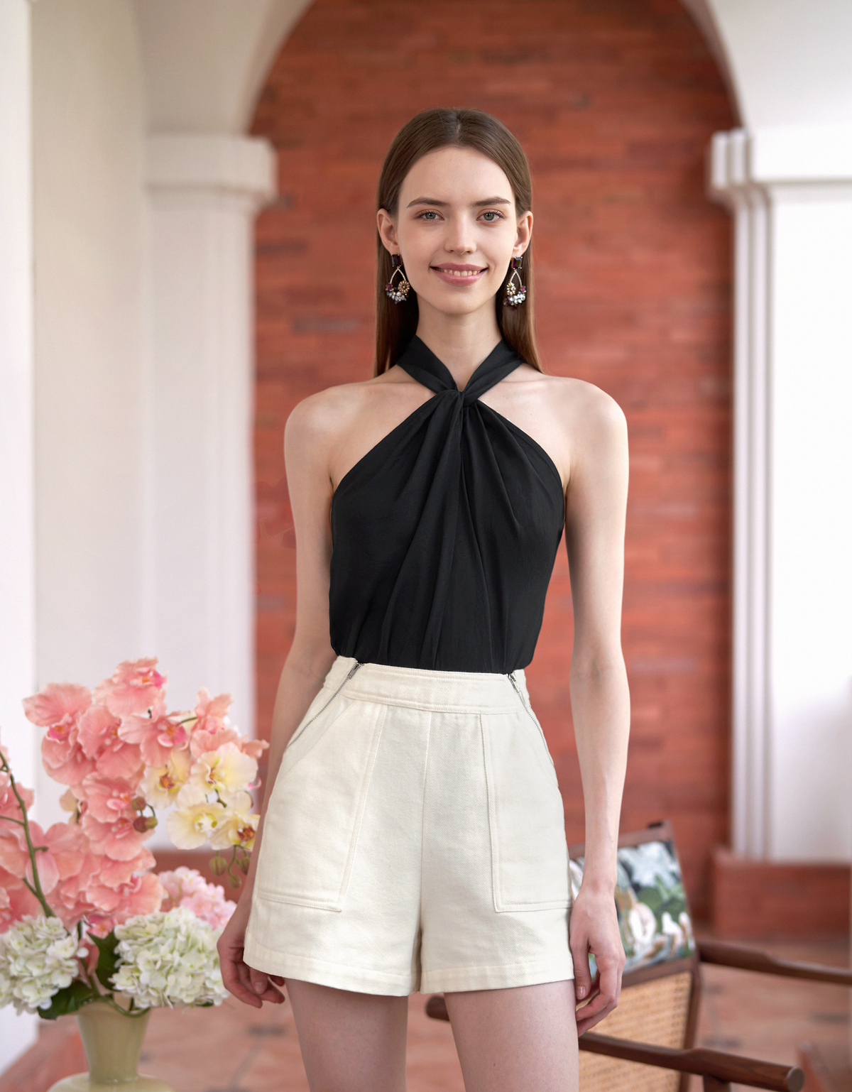 Twist Halterneck Top | SaturdayClub – SaturdayClub International