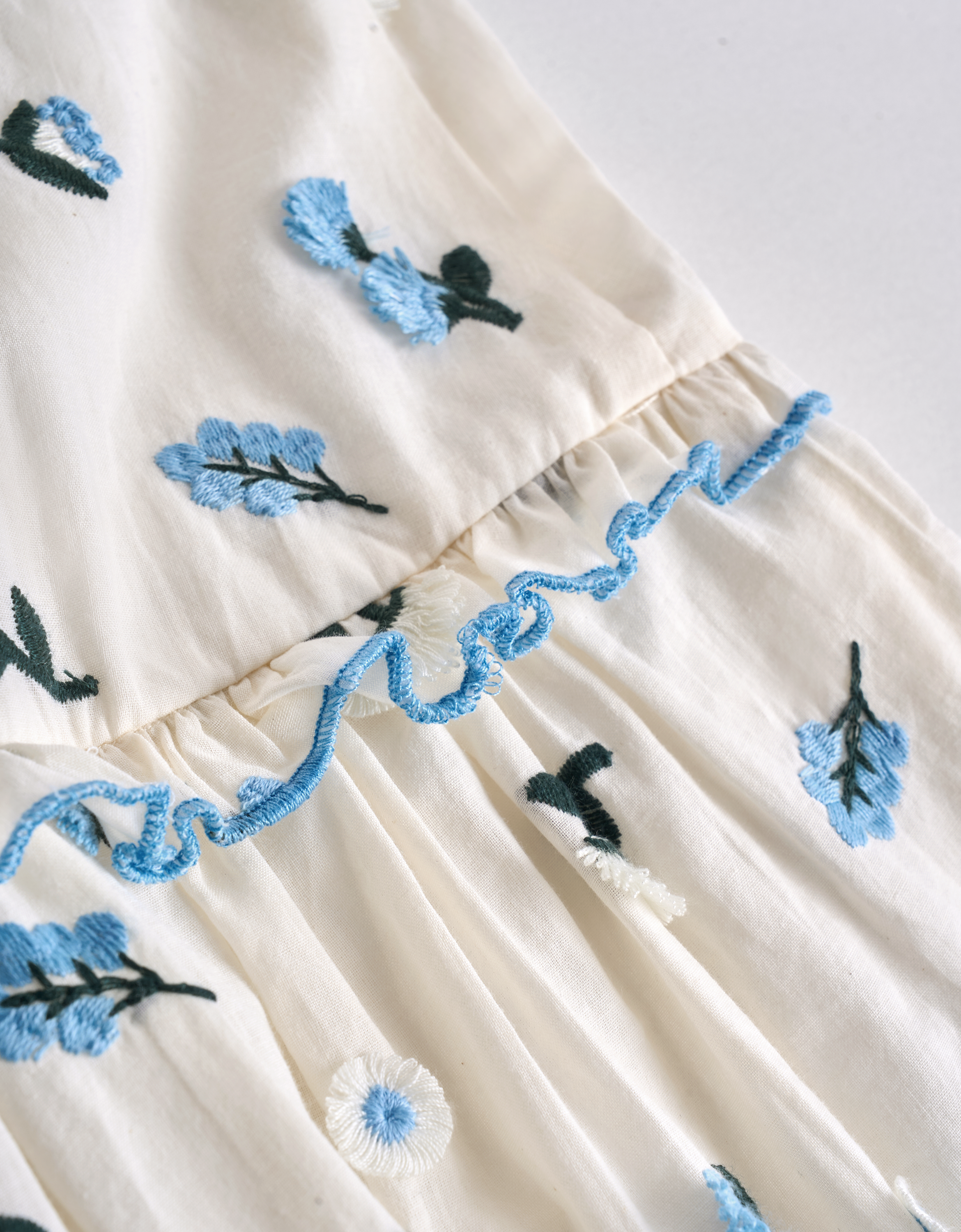 blue florals(a29625)