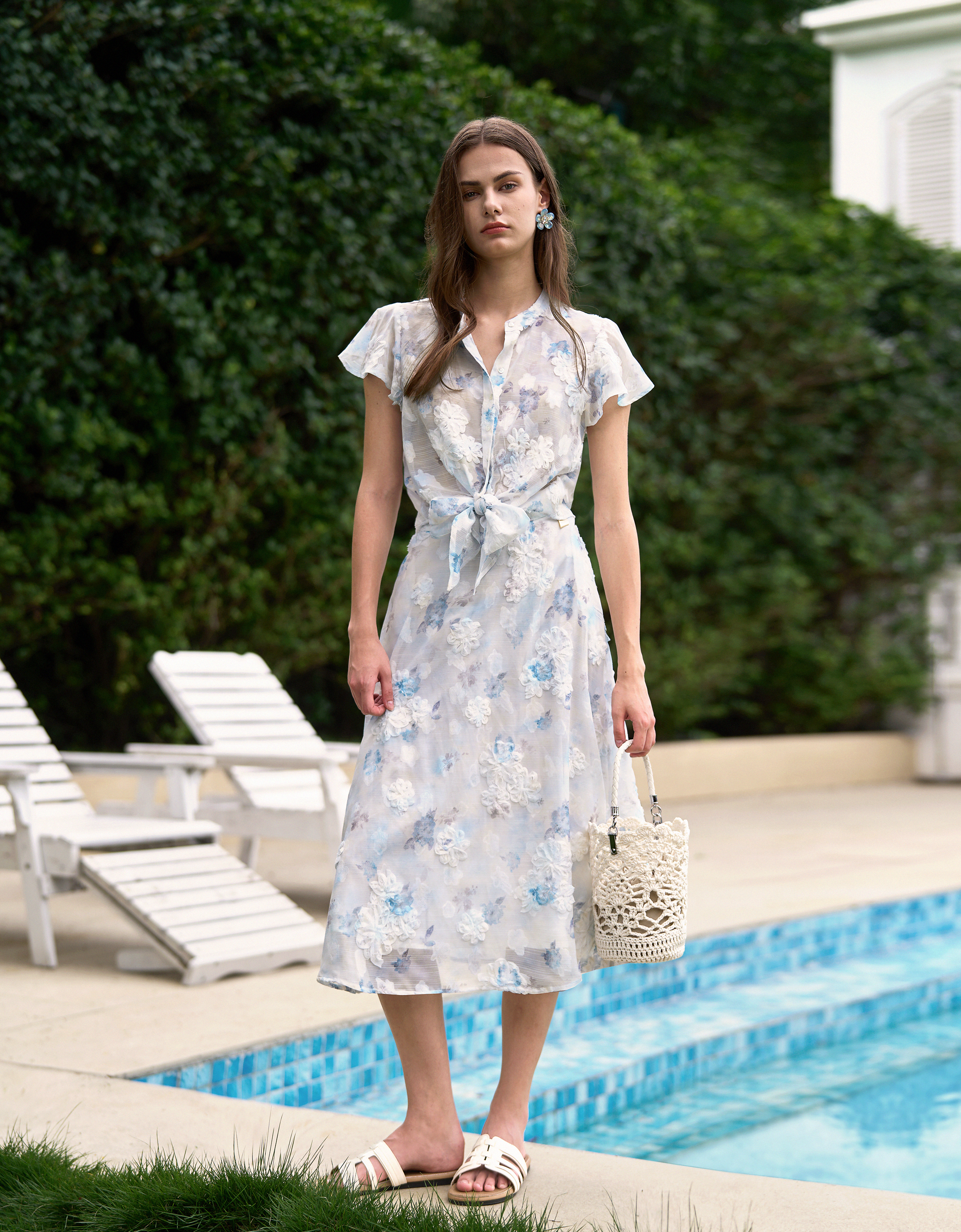 blue florals(a29807)