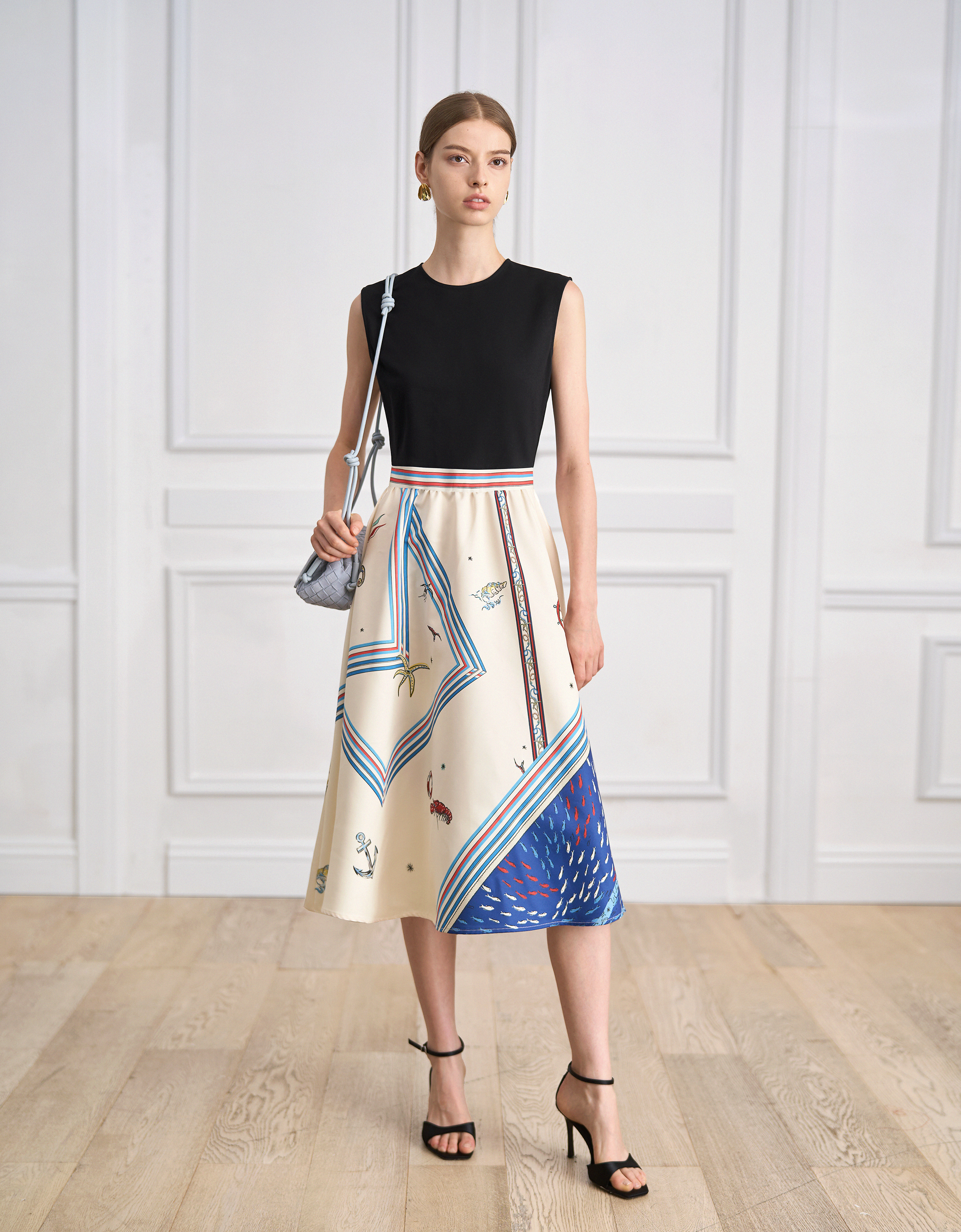 black & blue print(a30291)