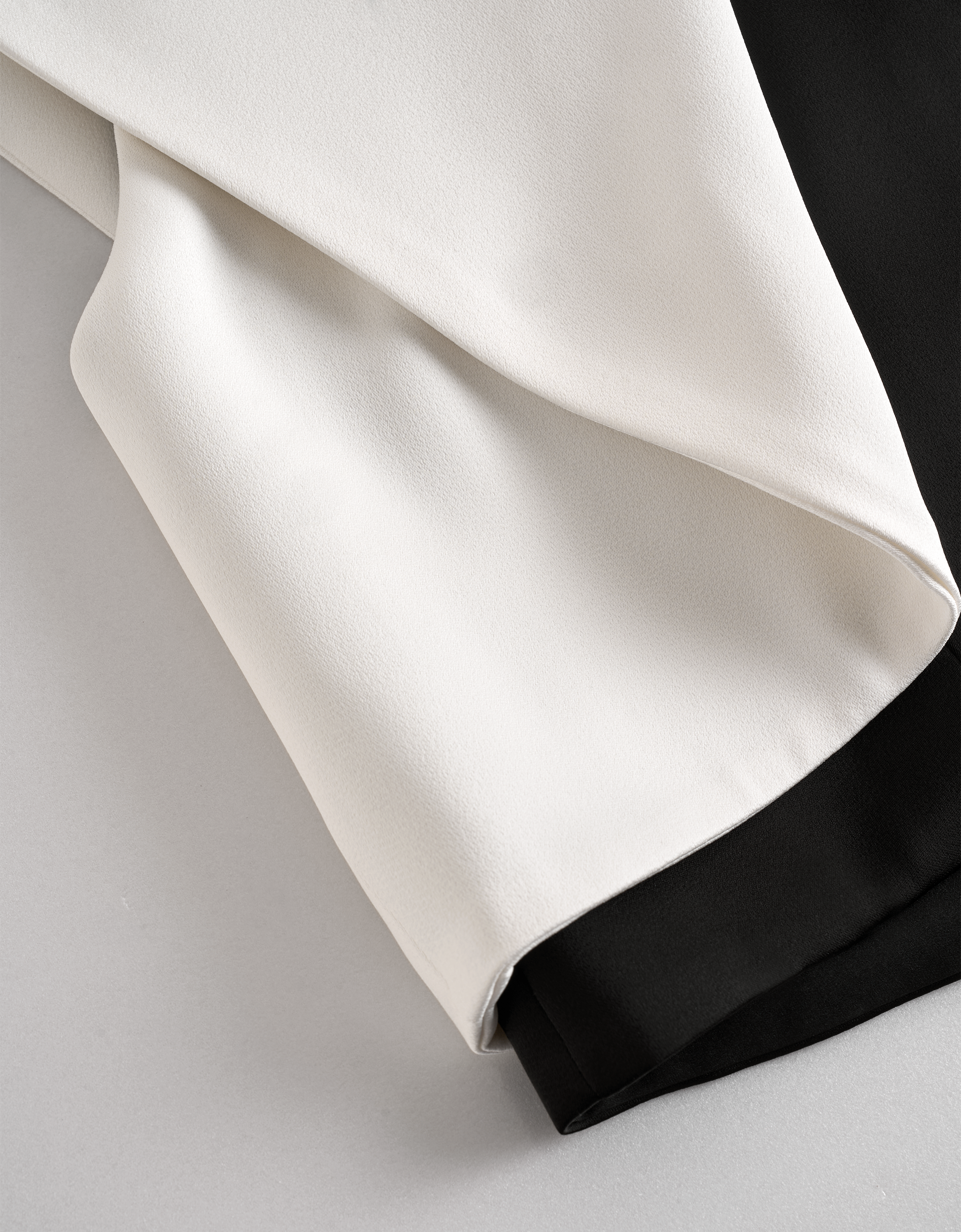 white & black