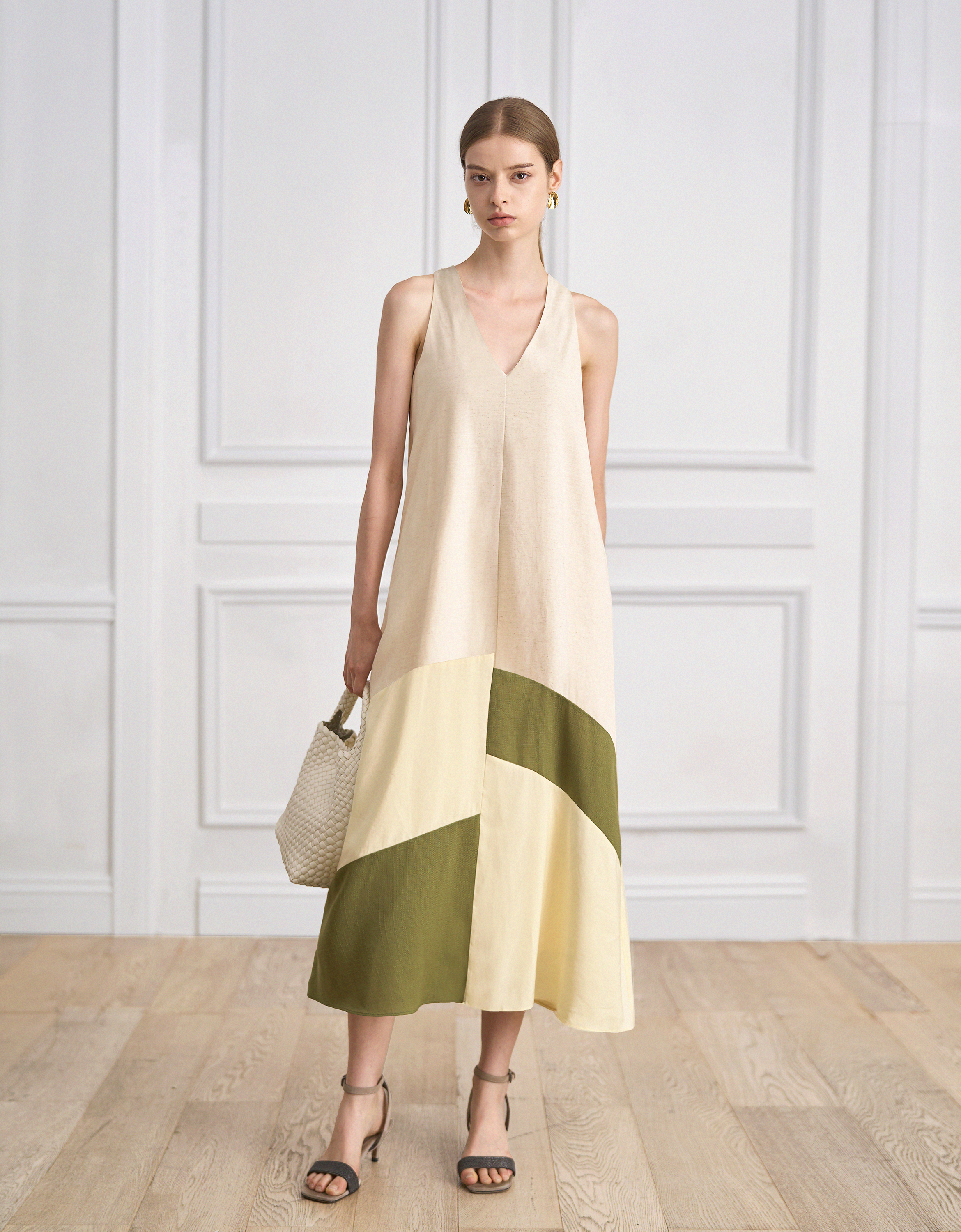 apricot & green(a30376)