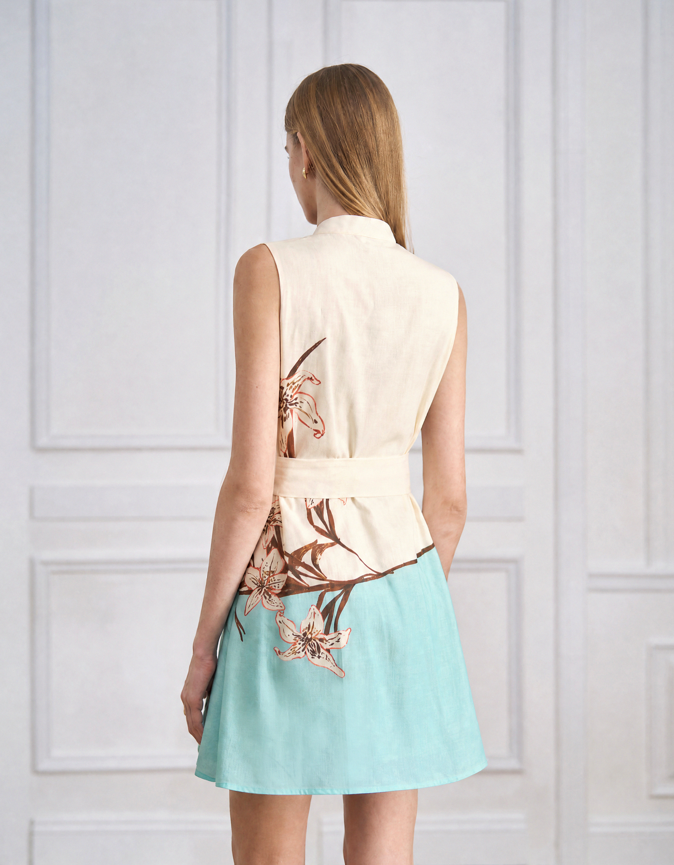 apricot & light blue(a30610)
