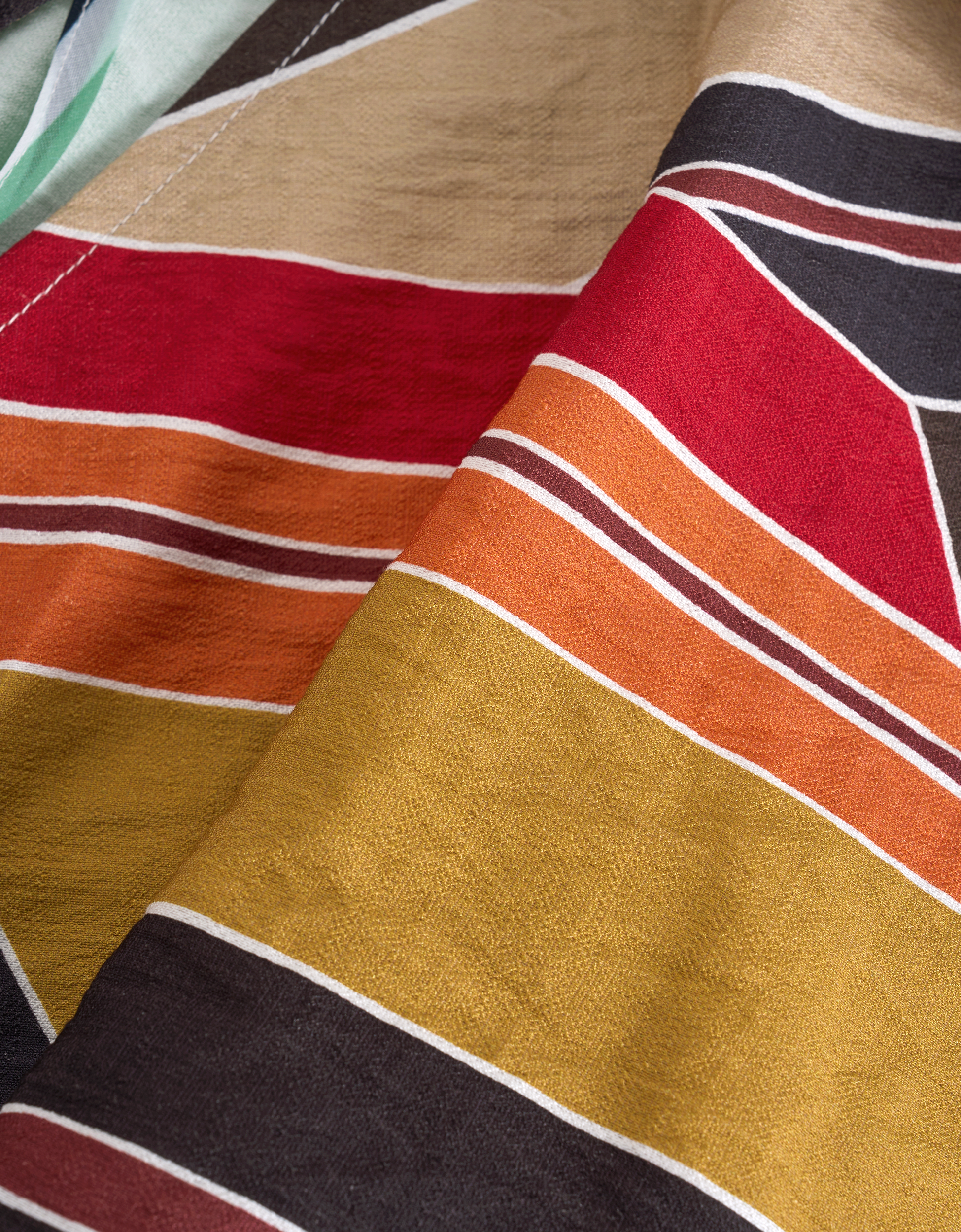 multicolor stripe print(a30723)