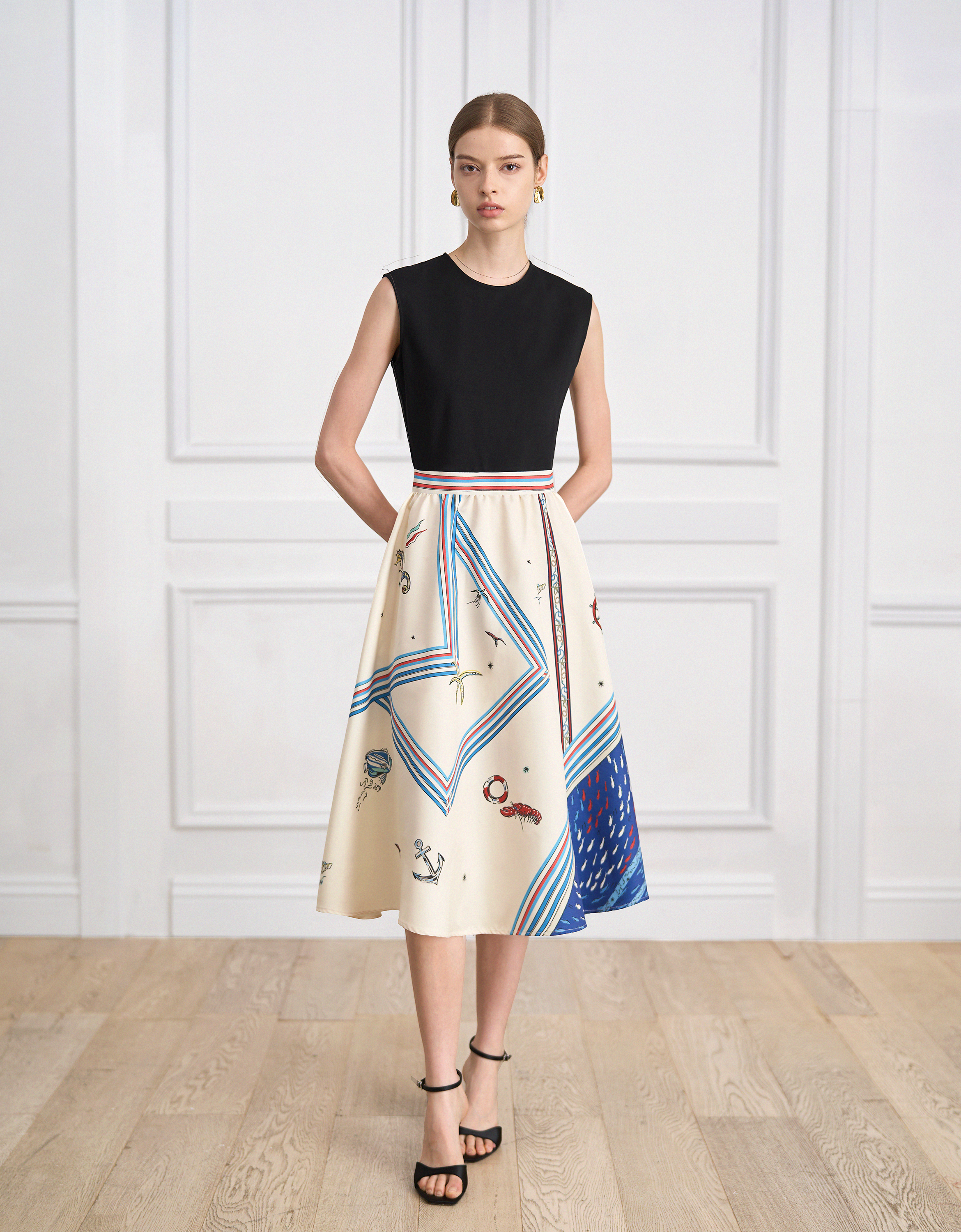black & blue print(a30904)