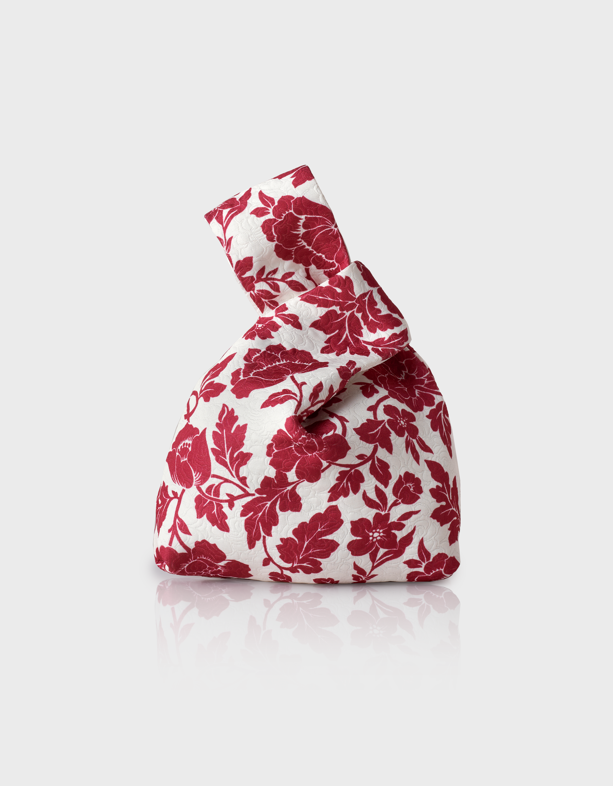 BUNDLE: Floral Jacquard Reversible Hand Bag & LNY 2026 Red Packets (Designs selected randomly)