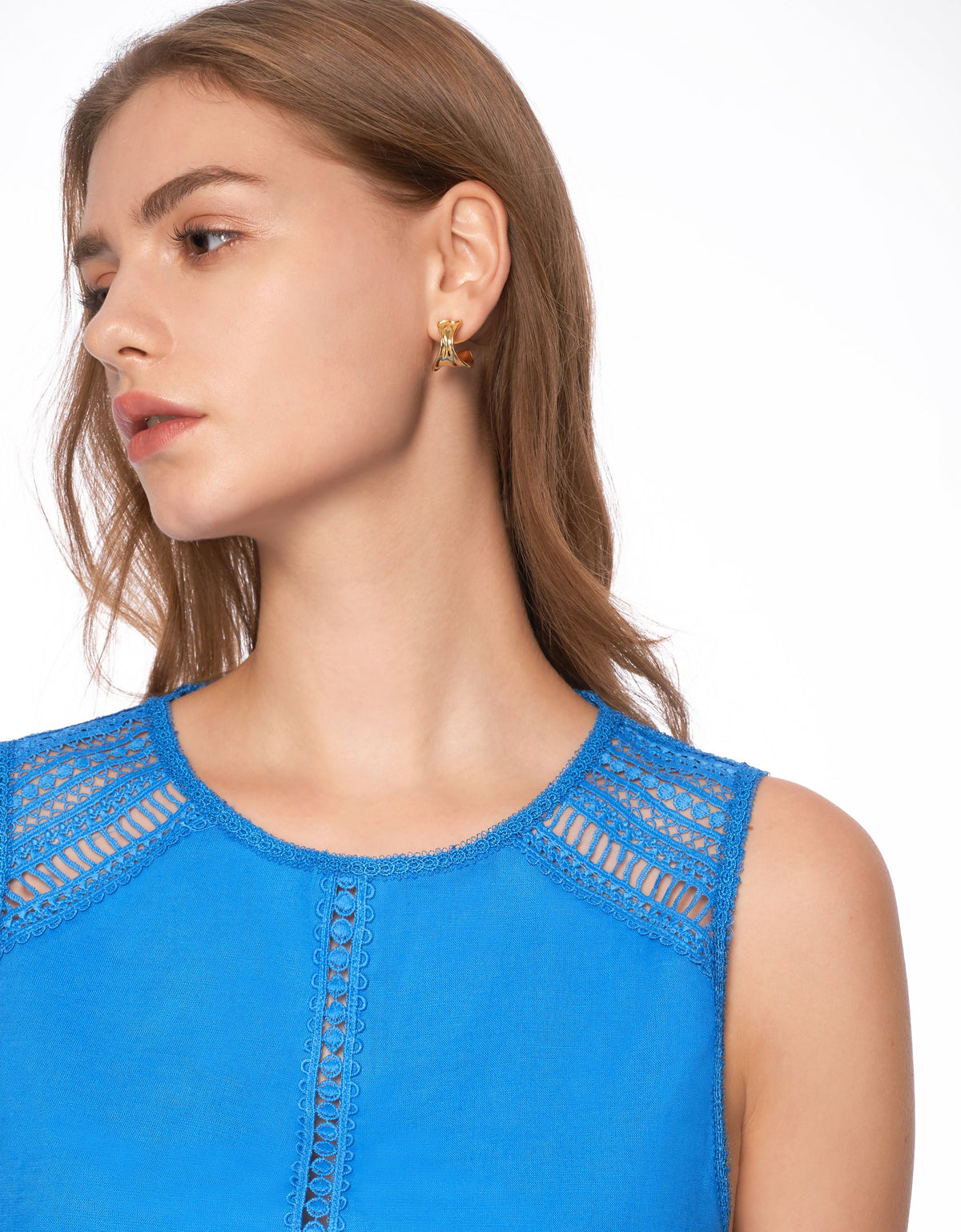 Lace Detail Sleeveless Top