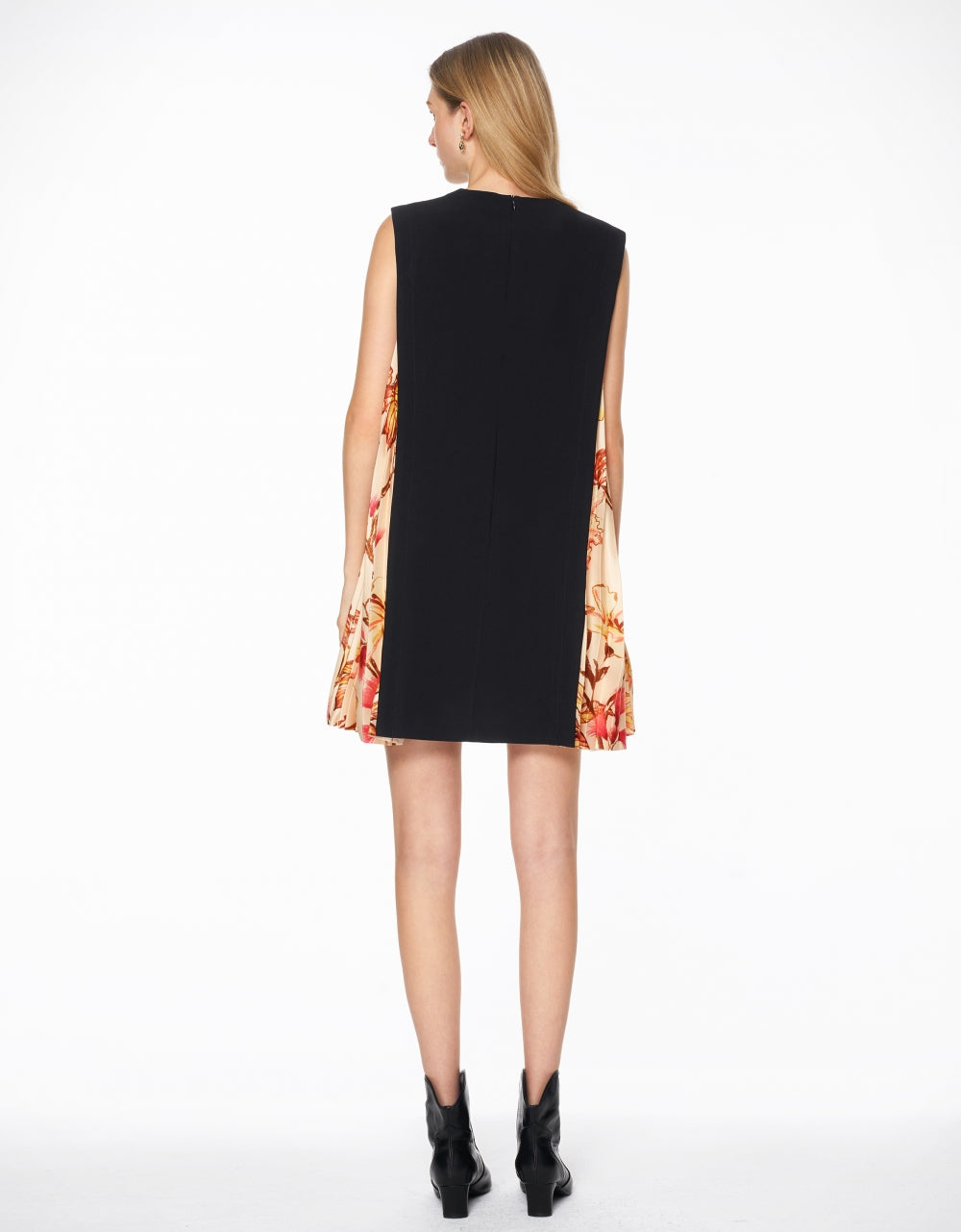 side-printed-pleated-shift-